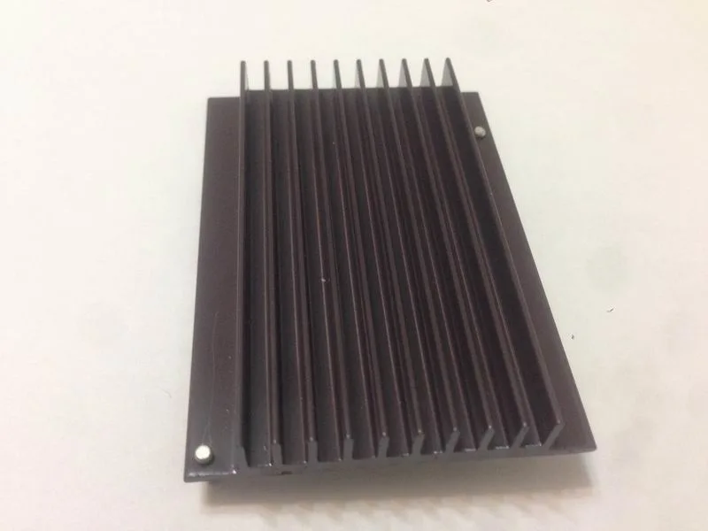 CNC Drilling Machining Aluminum Extruded Heat Sinks Electronic Products Thermal Solution Radiator Aluminum Heat Sinks with Anodizing Plating