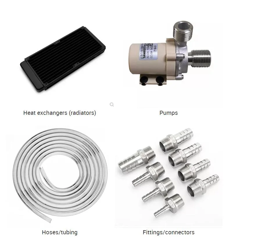 Battery Packs Customized Copper Tube Liquid Cold Cooling Plate Heat Exchange