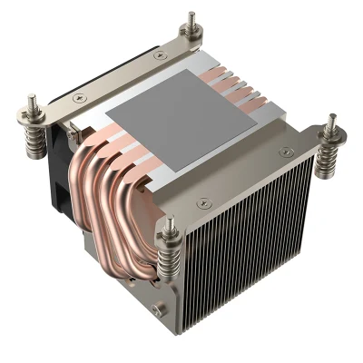 Bestes Aluminium-Lamellen-Heatpipe LGA1700 aktiver CPU-Kühlkörper für 2U-Server